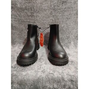 Wonder Nation Toddler And Girls Glitter Star Chelsea Boots Size 5